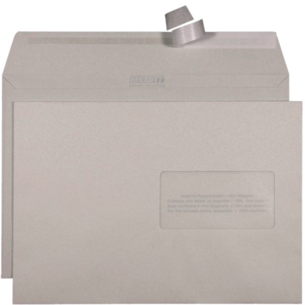 METTLER Couvert Fenster rechts B5 8094-1R 100g, recycling 500 Stk.