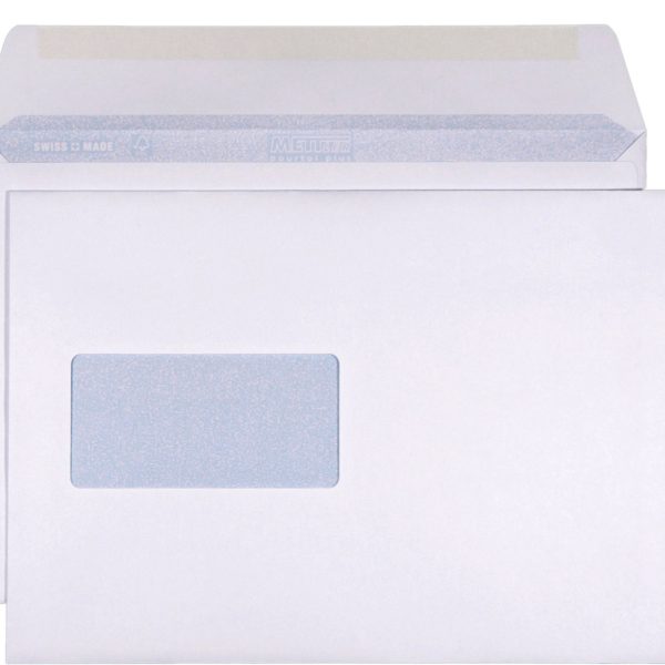 METTLER Couvert Fenster links B5 8095 100g, gummiert 500 Stk.