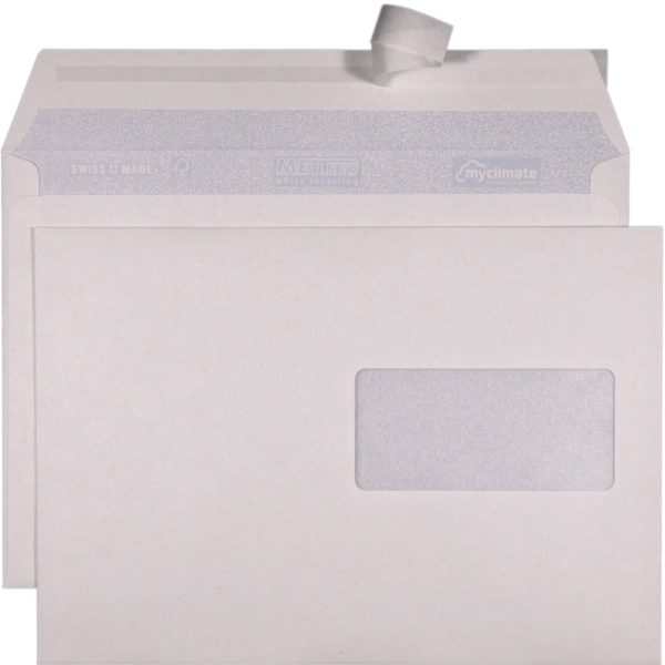 METTLER Couvert Fenster rechts C5 8244 100g, recycling weiss 500 Stk.