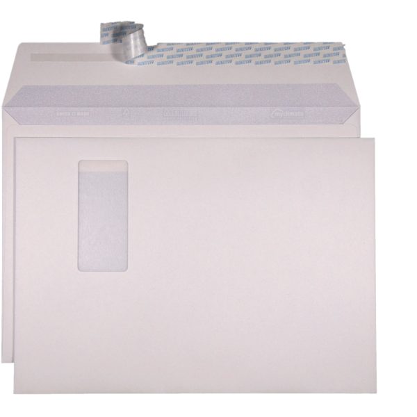 METTLER Couvert Fenster rechts C4 9244 120g, recycling weiss 250 Stk.