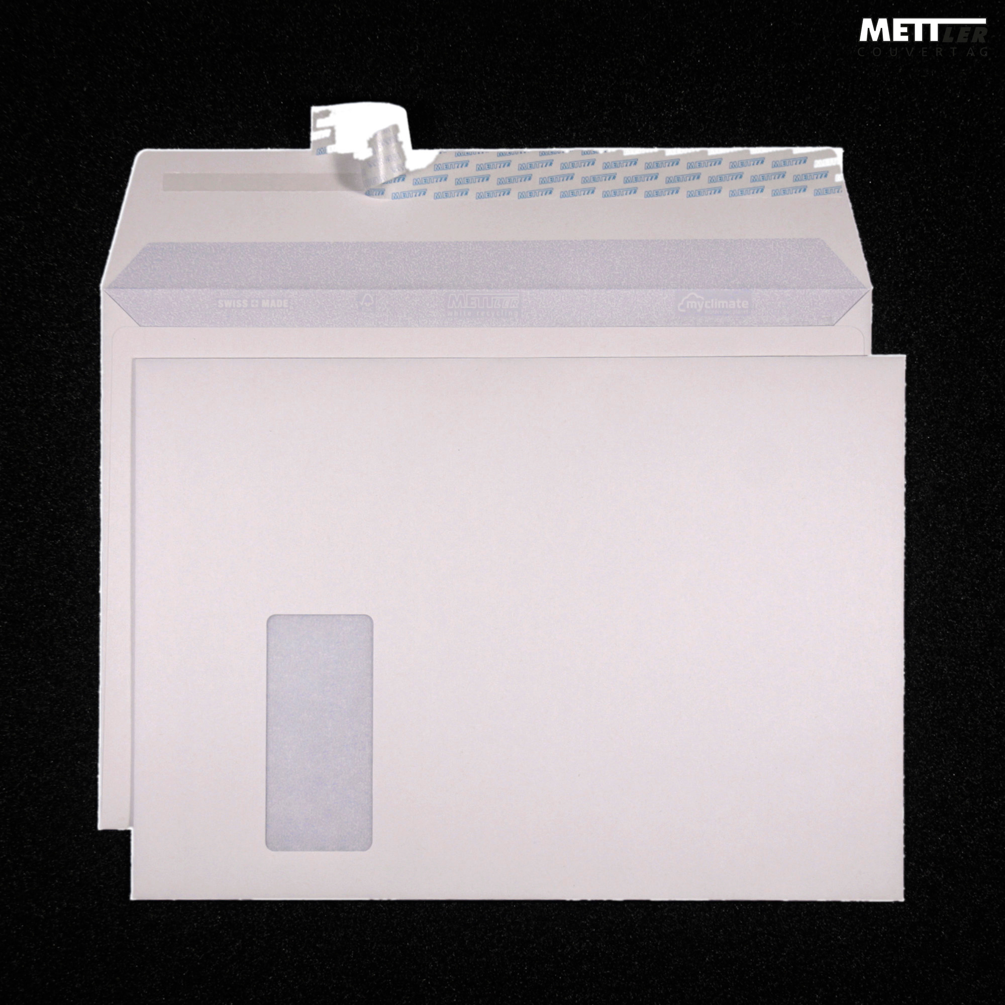 METTLER-9245-7640126061436 METTLER Couvert Fenster links C4 9245 120g, recycling weiss 250 Stk. – Hochwertig & günstig bei ShopDeca