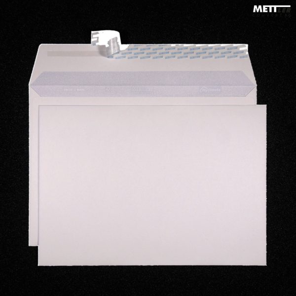 METTLER Couvert ohne Fenster C4 9246 120g, recycling weiss 250 Stk.