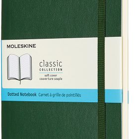 MOLESKINE Notizbuch SC L/A5 600042 gepunktet, myrtengrün, 240 S.