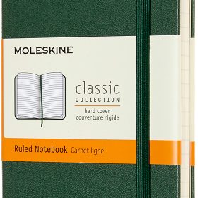 MOLESKINE Notizbuch HC P/A6 629025 liniert,myrtengrün,192 Seiten