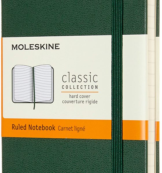 MOLESKINE Notizbuch HC P/A6 629025 liniert,myrtengrün,192 Seiten