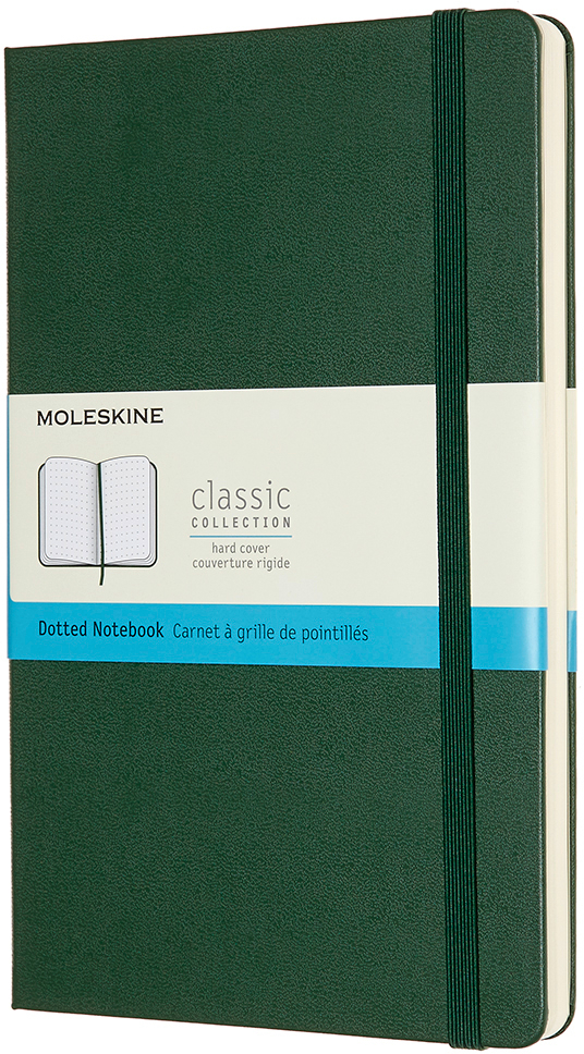 MOLESKINE-629094-8058647629094 MOLESKINE Notizbuch HC L/A5 629094 gepunktet, myrtengrün, 240 S. – Hochwertig & günstig bei ShopDeca