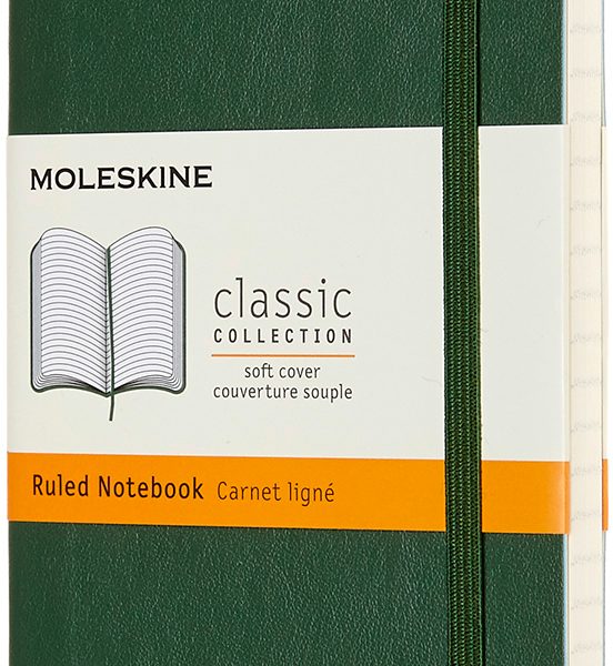 MOLESKINE Notizbuch SC P/A6 629148 liniert, myrtengrün, 192 S.