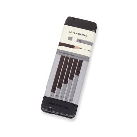 MOLESKINE Zeichenstifte-Set 710470 6B,4B,2B,HB,H 5 Stück