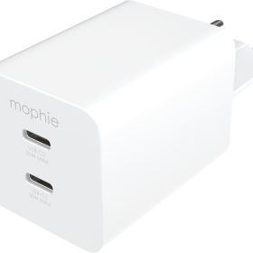 MOPHIE Essentials Power Adapter 409911854 Dual USB-C-50W, PD, White