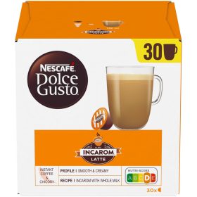 NESCAFE Kaffeekapseln Dolce Gusto 12534112 Incarom Latte 30 Stück