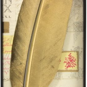 NEUTRAL Kalligraphie-Set 11387262/2 Gänsefeder gold
