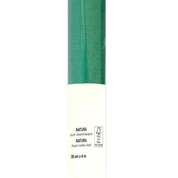 NEUTRAL Kraft-Geschenkpapier 445007 70cmx4m grün
