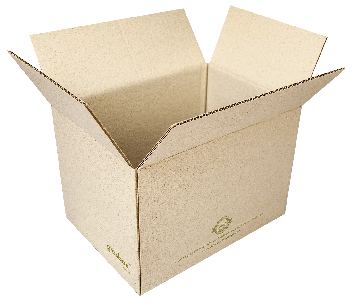 NEUTRAL-564923-7611115018847 NEUTRAL Faltbox Graspapier 564923 200x240x340mm 25 Stück – Hochwertig & günstig bei ShopDeca