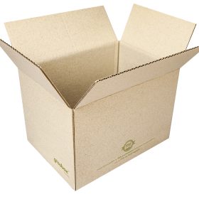NEUTRAL Faltbox Graspapier 566321 150x160x220mm 25 Stk.