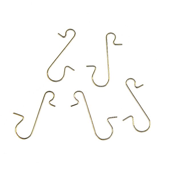 NEUTRAL Schnellaufhänger gold 602-411 Weihnachtskugeln 50 Stück