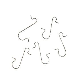 NEUTRAL Schnellaufhänger silber 602-421 Weihnachtskugeln 50 Stück