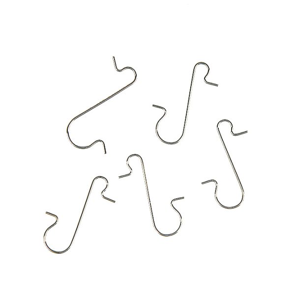 NEUTRAL Schnellaufhänger silber 602-421 Weihnachtskugeln 50 Stück