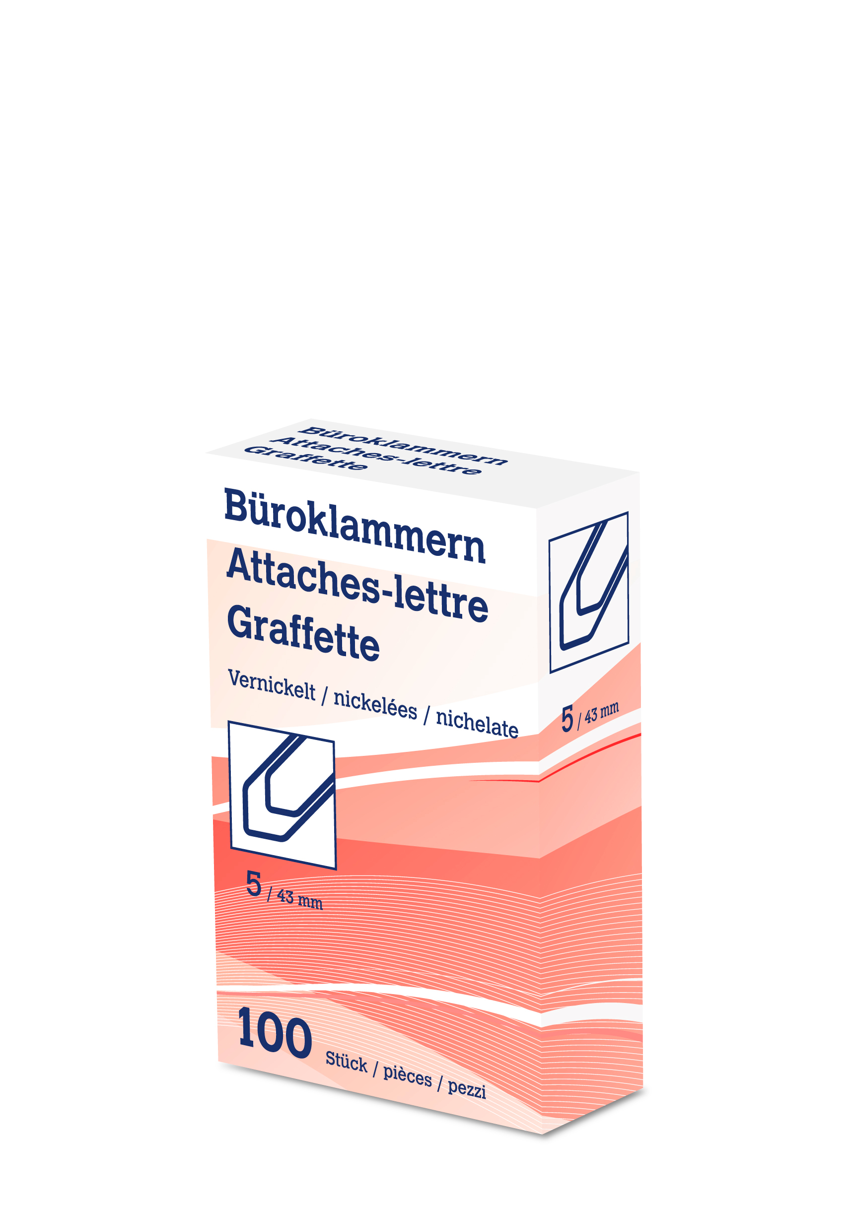 NEUTRAL-6208-7612020062086 NEUTRAL Büroklammern Nr. 5 6208 43mm vernickelt 100 Stk. – Hochwertig & günstig bei ShopDeca