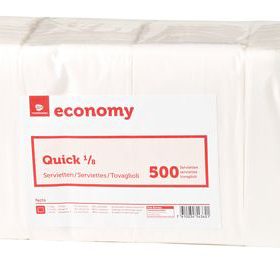 NEUTRAL Economy Servietten Quick 993120 weiss 500 Stück
