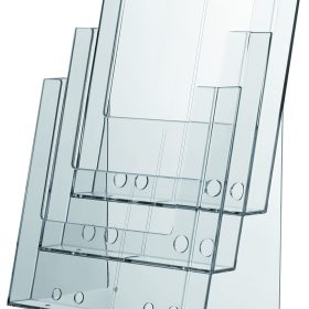 NEUTRAL Prospektständer ST-PRO049 Fülltiefe 3.5cm 3 Fächer A4
