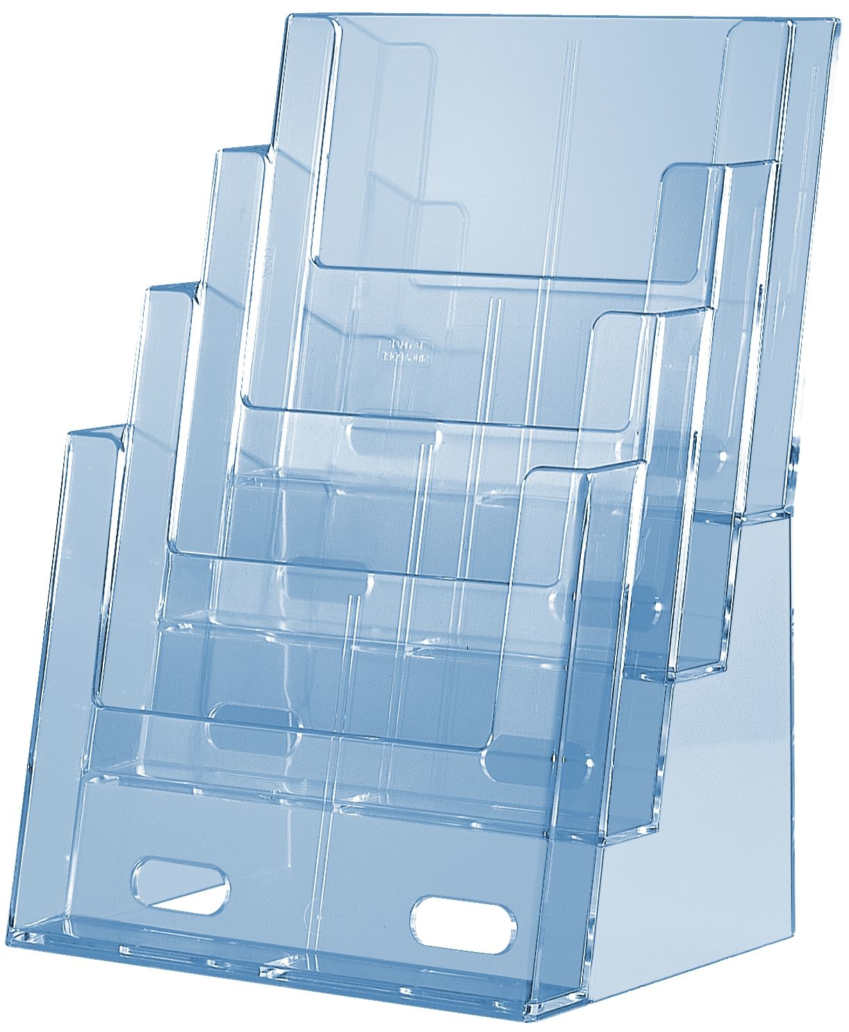 NEUTRAL-ST-PRO216-4011432212165 NEUTRAL Prospektständer ST-PRO216 Fülltiefe 3.5cm 4 Fächer A4 – Hochwertig & günstig bei ShopDeca