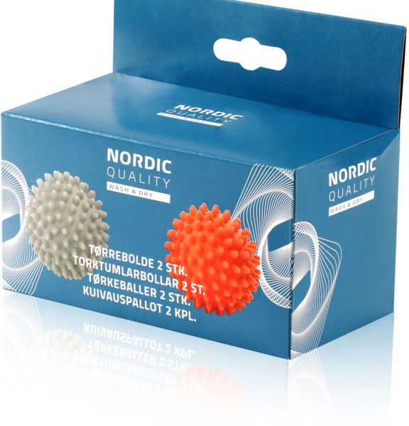 NORDIC Q Tumble balls 2 pcs. 2420004 Red,Grey