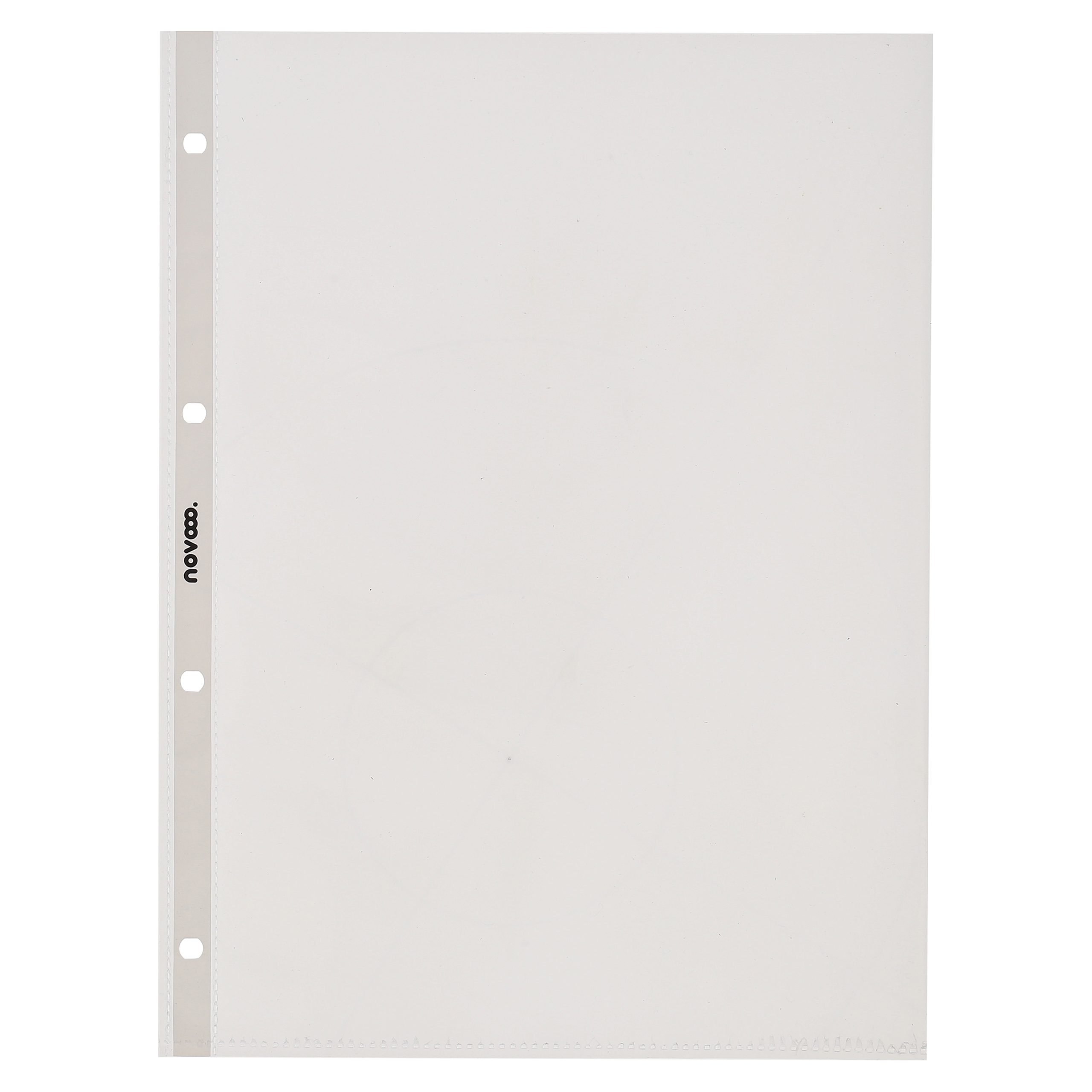 NOVOOO-070-5449-024-9010729094359 NOVOOO Zeigetasche PP 80my A4 070-5449-024 transparent, glatt 100 Stk. – Bild 1