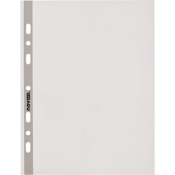 NOVOOO Zeigetasche PP 100my A5 071-5449-009 transparent, genarbt 100 Stk.