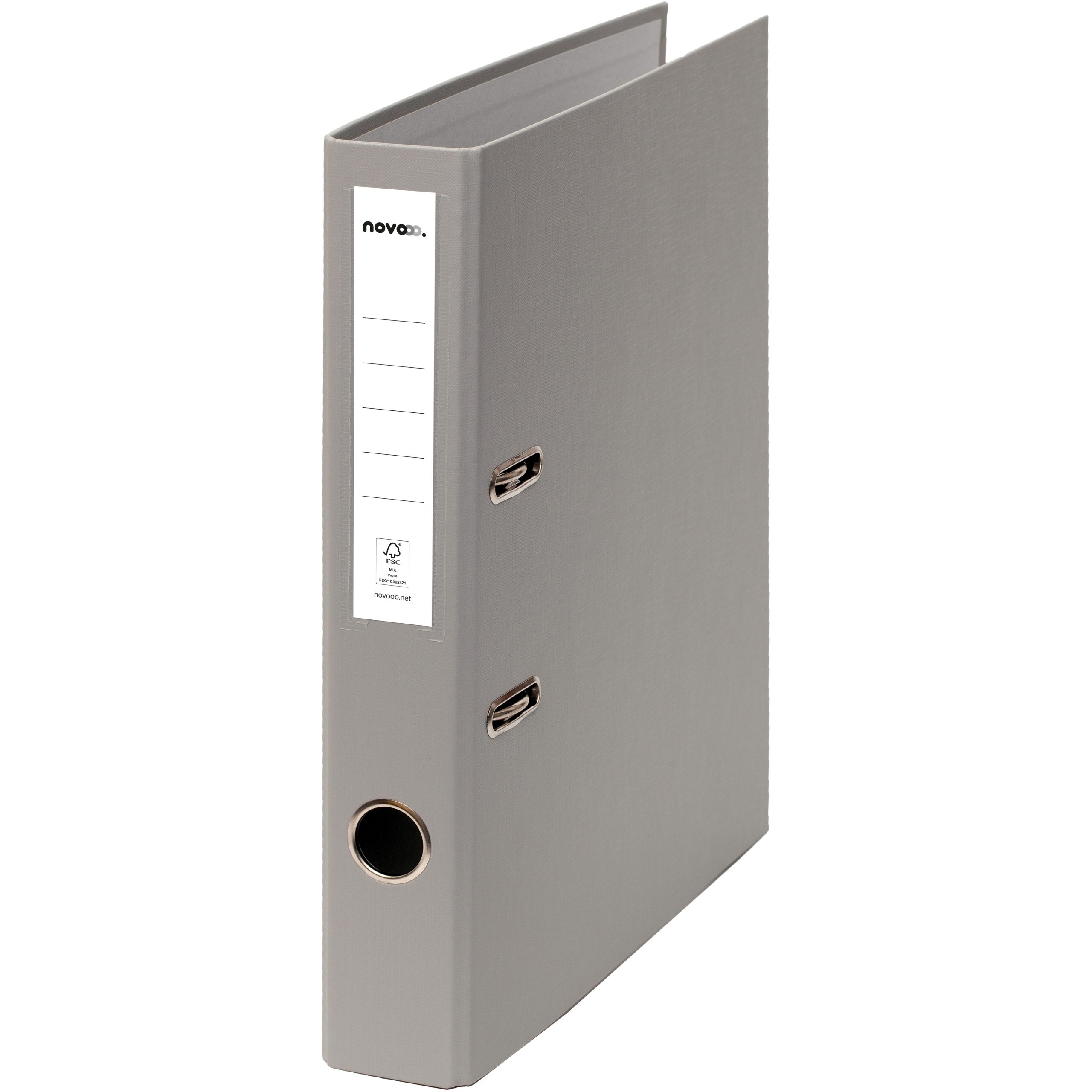 NOVOOO-10349425NO2U-9010729080345 NOVOOO Pro Ordner 4cm 10349425NO2U grau A4 – Hochwertig & günstig bei ShopDeca