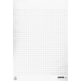 NOVOOO Flipchart-Block 400174559 ECF kariert 5x20 Blatt