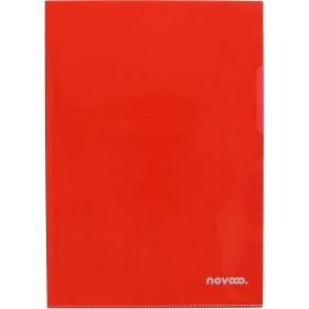 NOVOOO Pro Sichtmappen 120my A4 400197759 rot genarbt 100 Stück