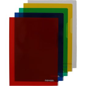 NOVOOO Pro Sichtmappen 140my A4 400197775 assortiert glatt 100 Stück