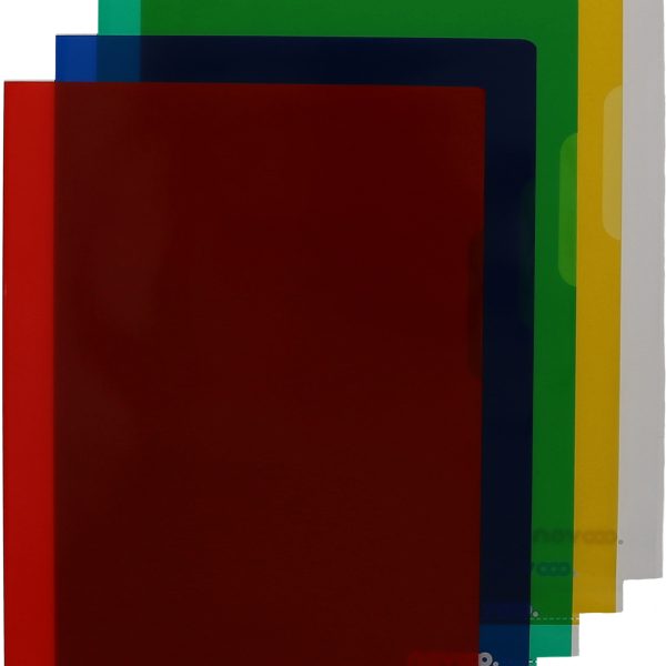 NOVOOO Pro Sichtmappen 140my A4 400197776 assortiert glatt 10 Stück