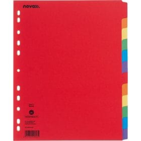 NOVOOO Kartonregister A4+ 40642 intensiv 12-teilig