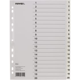 NOVOOO Register PP A4 40999 weiss 1-20