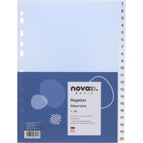 NOVOOO Register PP A4 41006 transparent 1-20