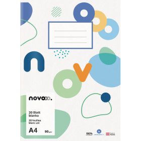 NOVOOO Schulheft A4 729760 blanko 90g
