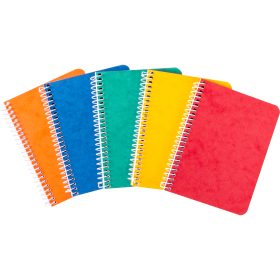 NOVOOO Spiralheft ass. 7.6×10.1cm 729775 kariert, 4mm, 70g 48 Blatt