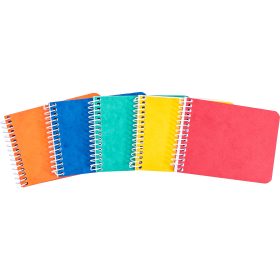 NOVOOO Spiralheft ass. 14.6×10.6cm 729777 kariert, 4mm, 70g 48 Blatt