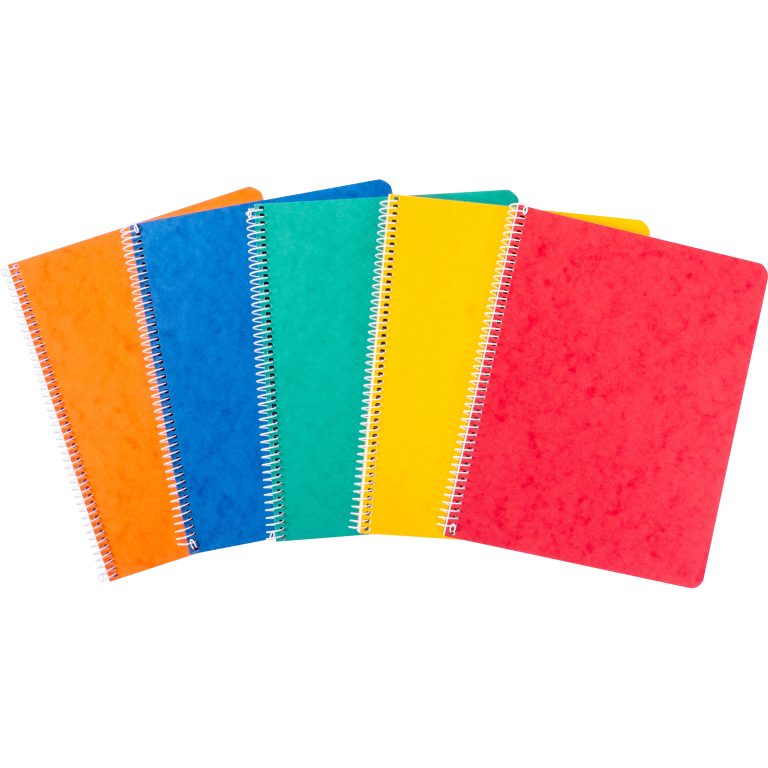 NOVOOO Spiralheft ass. 14.8×21cm 729779 kariert, 4mm, 70g 48 Blatt