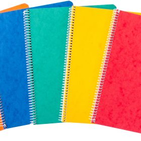 NOVOOO Spiralheft ass. 17.5×22cm 729782 liniert, 8mm, 70g 48 Blatt