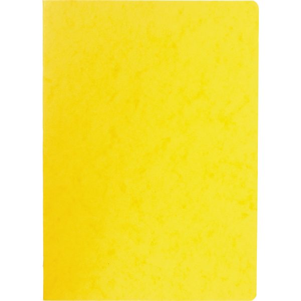 NOVOOO Pressspanheft gelb A4 729790 4mm kariert, 80g 48 Blatt