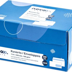 NOVOOO Couvert m/Fenster rechts C5/6 731517 100g, weiss 200 Stück