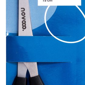 NOVOOO Büroschere 15cm E-131160 MTH für Rechtshänder, schwarz