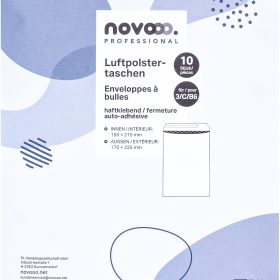 NOVOOO Luftpolstertasche Gr.3 E-1712135 weiss, 170x225mm 10 Stück