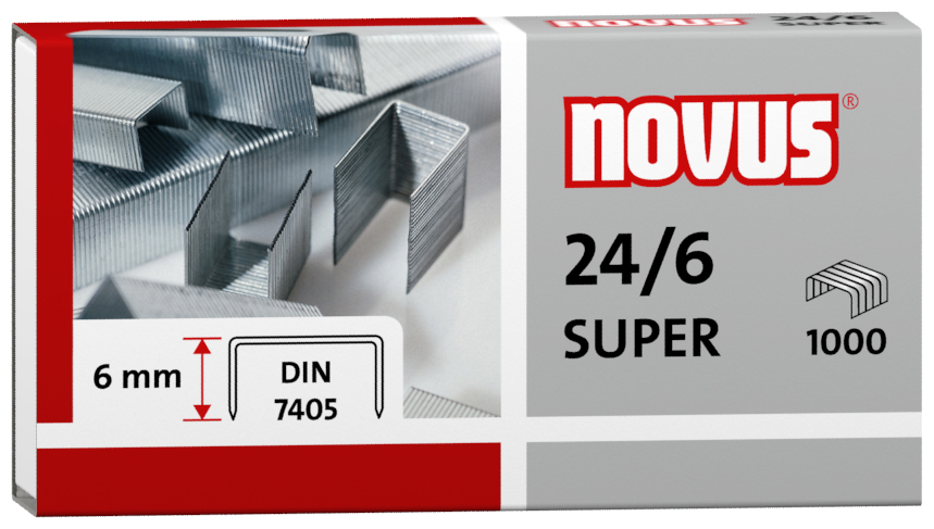 NOVUS-24-6-040-0026-4009729003688 NOVUS Heftklammern 24/6 mm 24/6 040-0026 1000 Stück – Hochwertig & günstig bei ShopDeca