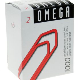 OMEGA Büroklammern Gr.2 2/1000 vernickelt, 24mm 1000 Stück