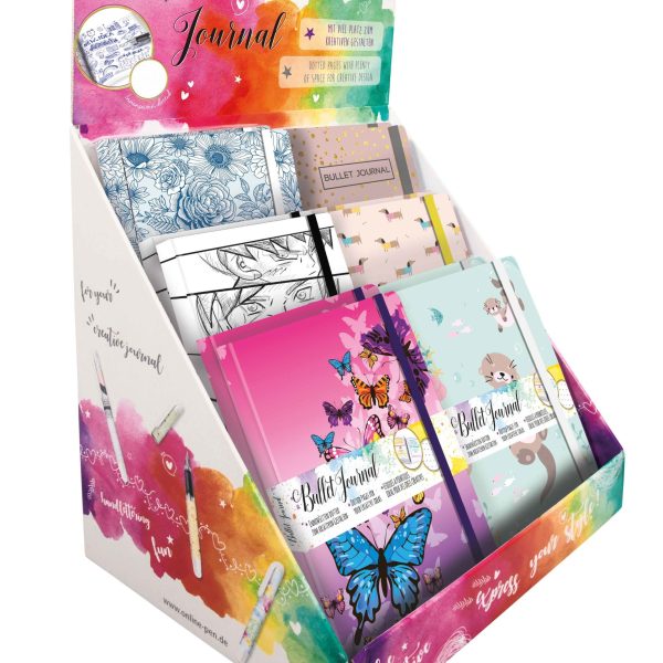 ONLINE Bullet Journal A5 02289/12 Display, assortiert 12 Stück