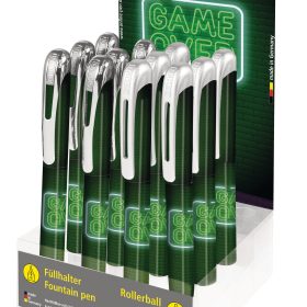 ONLINE PET-Display Game Over 08376/12 Füllhalter, Tintenroller