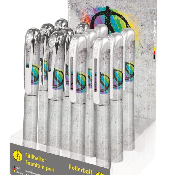 ONLINE PET-Display Peace 08377/12 Füllhalter, Tintenroller